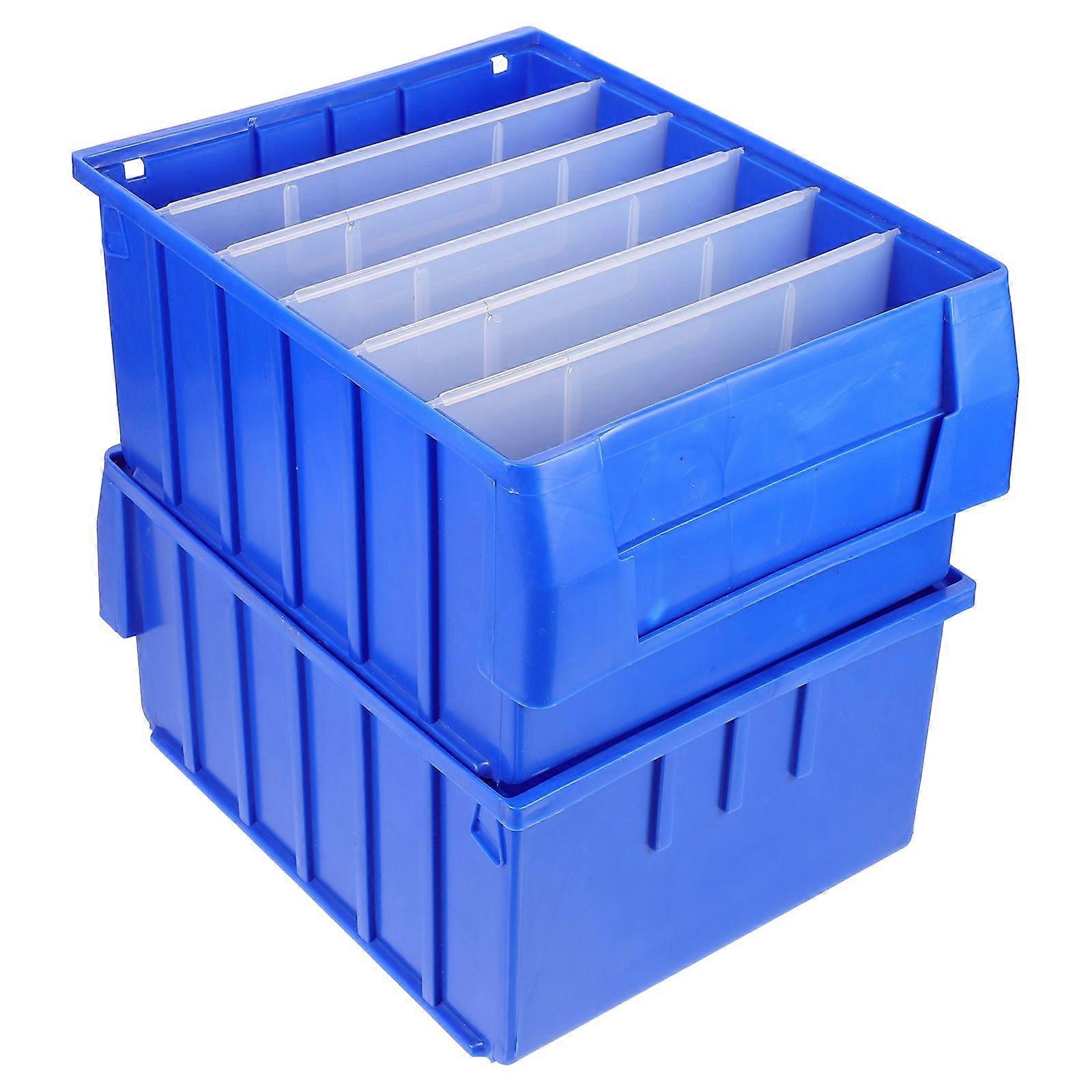 Screw Box Storage Container for Small Items with 1Set Partition