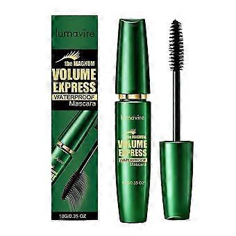 Mascara colorato waterproof e anti-sbavature, voluminoso e arricciato, mascara colorato con fibre a lunga tenuta per tutto il giorno, adatto al trucco occhi femminile.