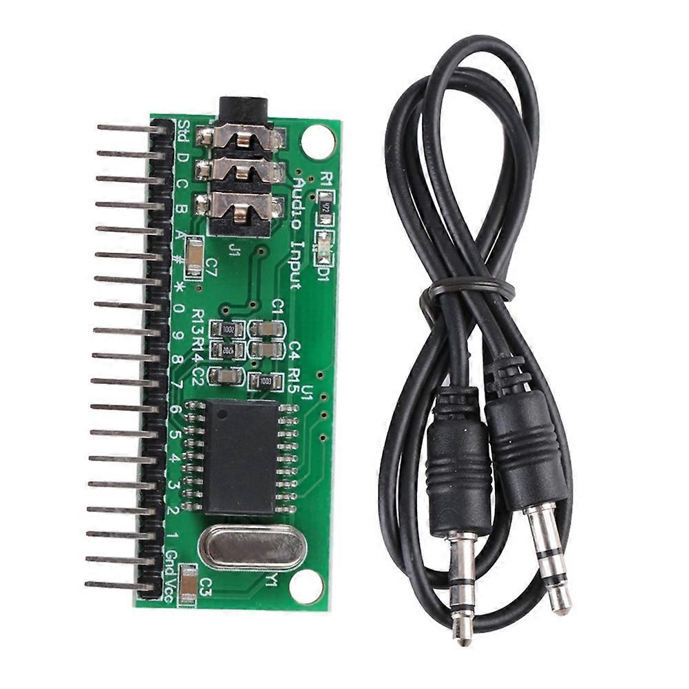 MT8870 DTMF Audio Decoder 16 Channels Phone Voice Decoding Controller for Smart Home Automation Relay Module