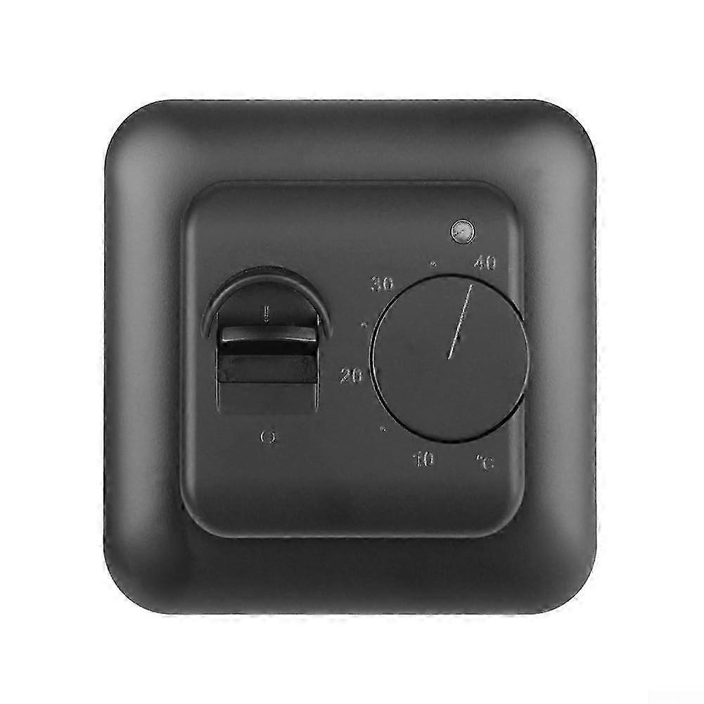 Underfloor Heating Thermostat, Programmable Digital 230V Flush Mount with Temperature Limit