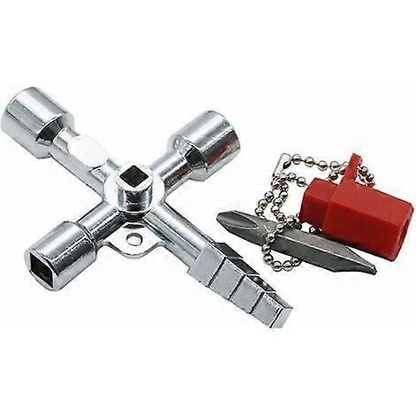 Universal Electrical Cabinet Key Square Key for Train Electrical Cabinet Elevator Multifunctional Hand Tool