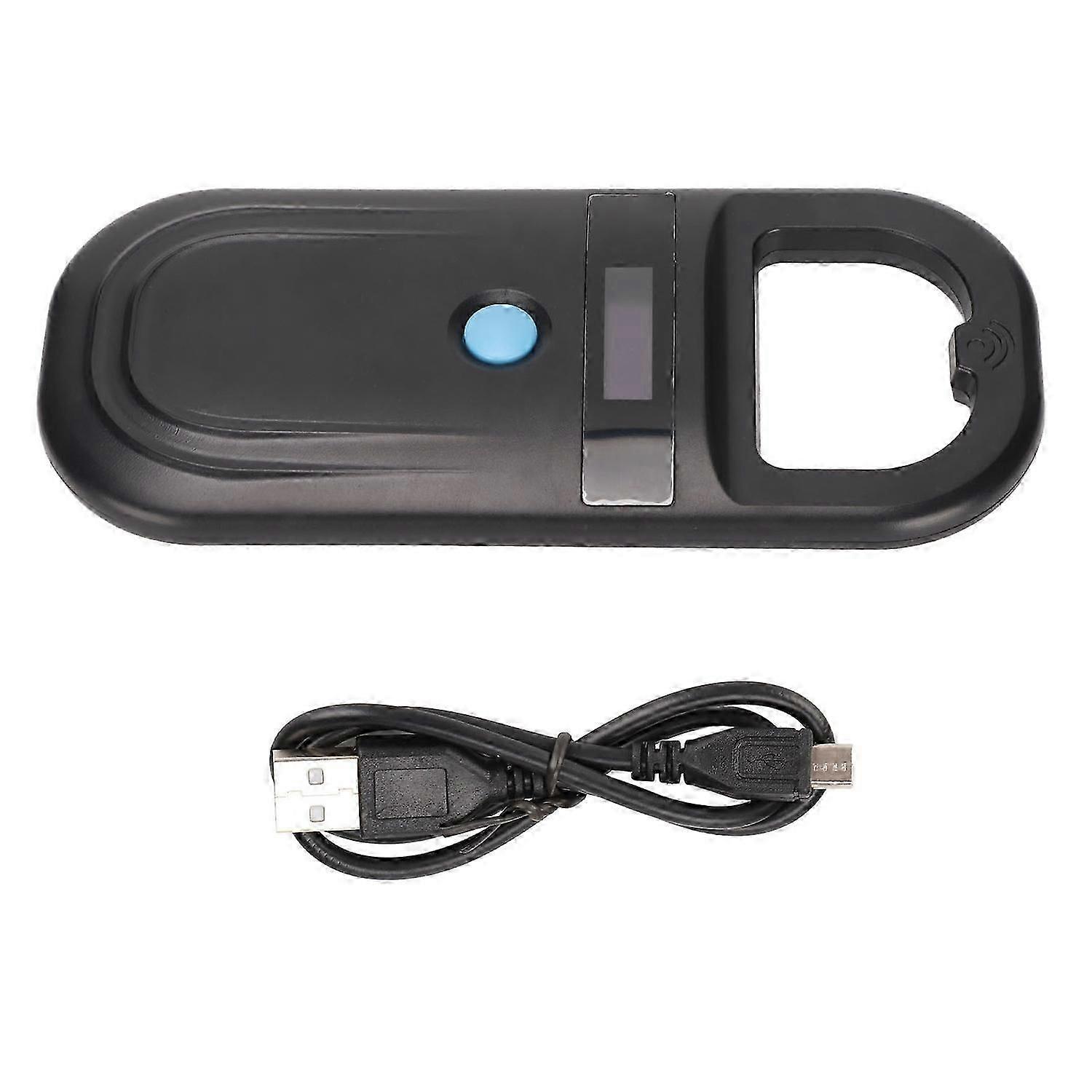 Pet ID Microchip Scanner USB Rechargeable Animal Card Reader with Storage Function for Pets