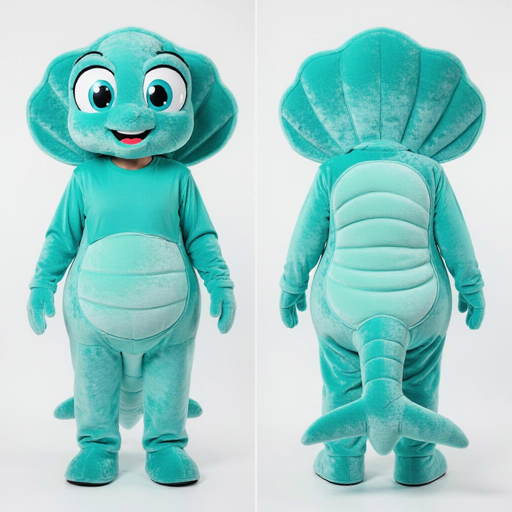 MASTICOT Turquoise Velvety Oyster Mascot