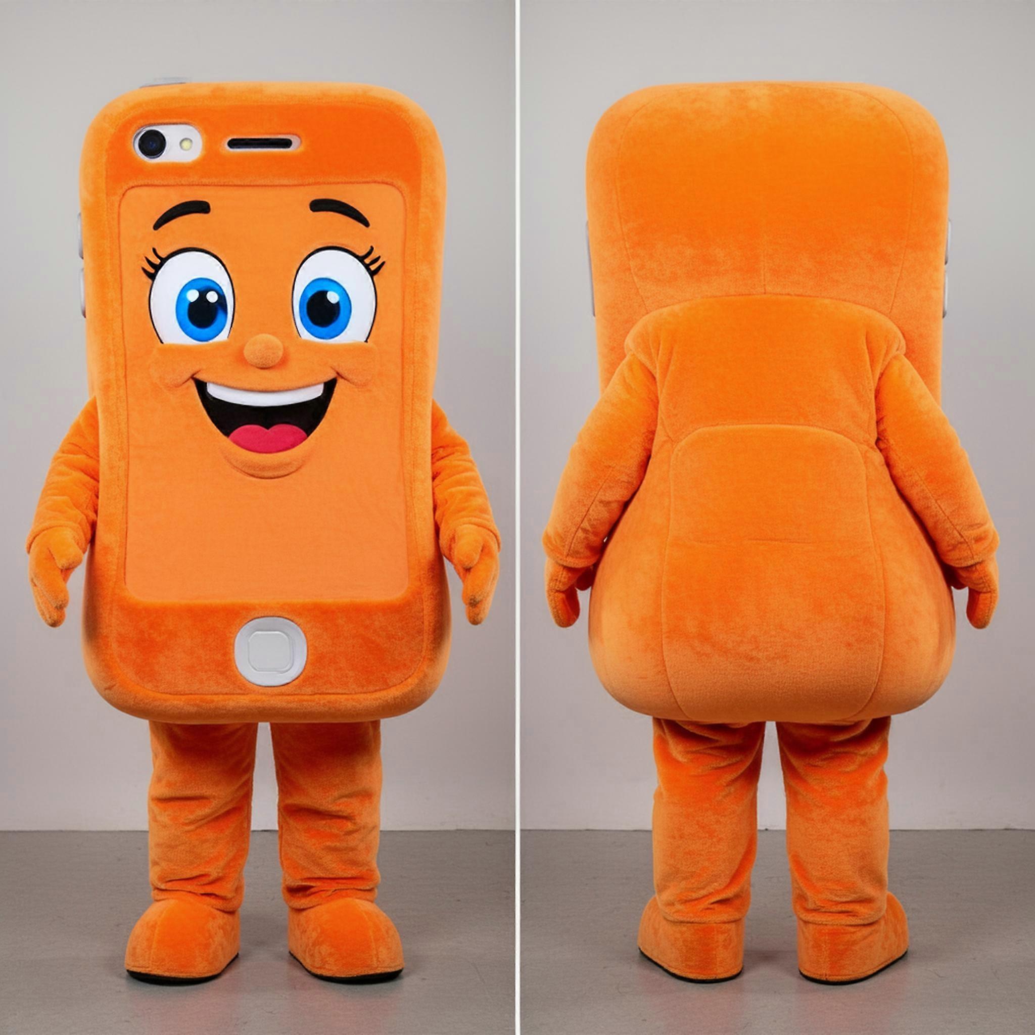MASTICOT Rust Orange Oversized Mascot