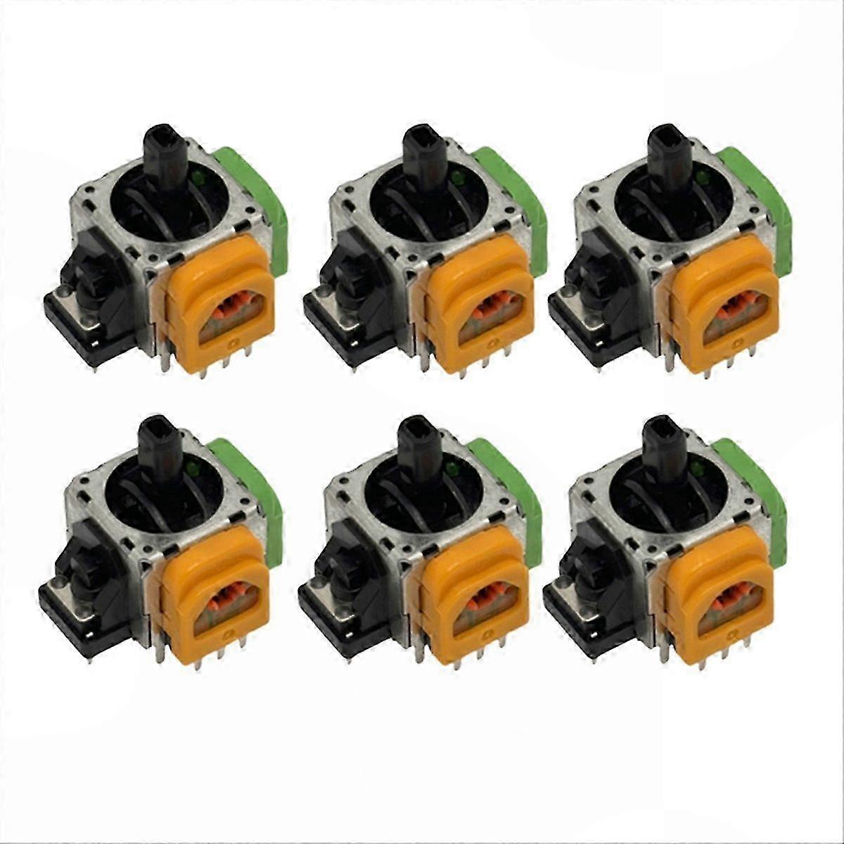 6-Pack High-Precision Adjustable Hall Electromagnetic Joysticks