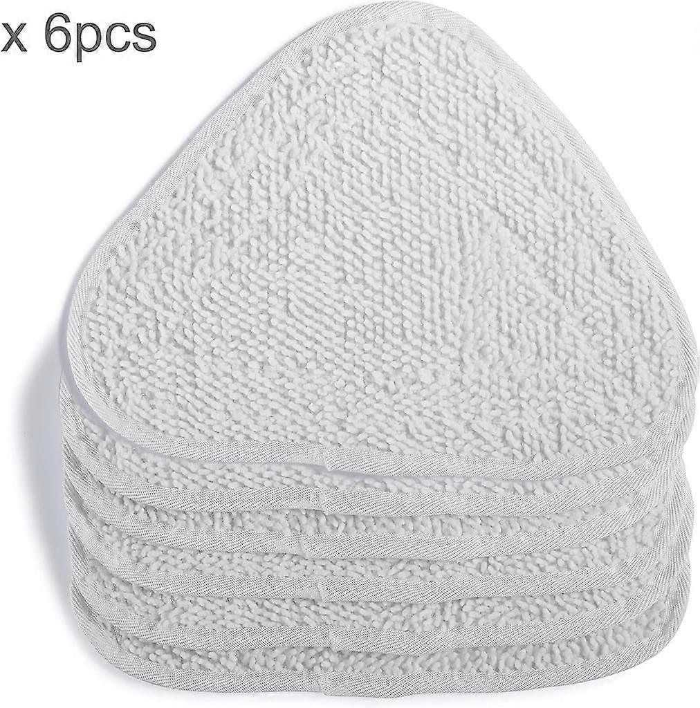 compatible 6 PCS Washable Triangular Microfiber Cleaning Pad Cover for Vax S1S2