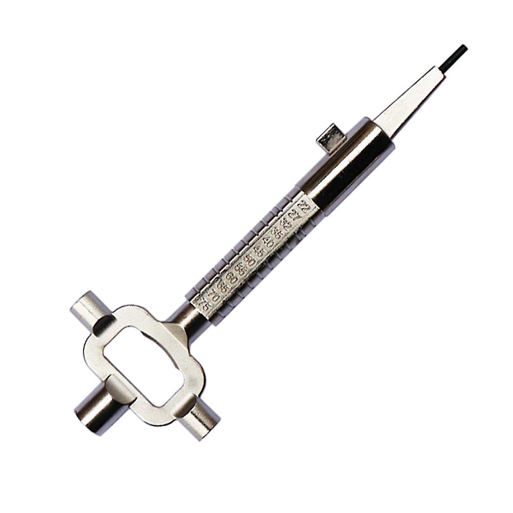 6 In 1 Wrench Square Spanner Allen Wrench With Scale Multi-function Universal Construction Site Master Key