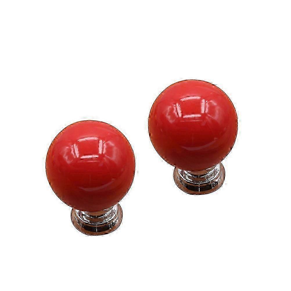 Round Ceramic Pull Knobs, Functional Handles for Cabinet and Furniture Design 26-27