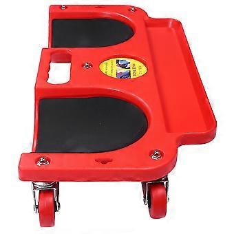 Rollende kniebeschermer met wielen ingebouwd schuim gewatteerd platform leggen tegel of vinyl auto rep