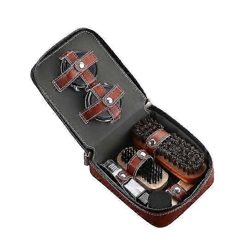 9-Piece Leather Shoe Care Kit
