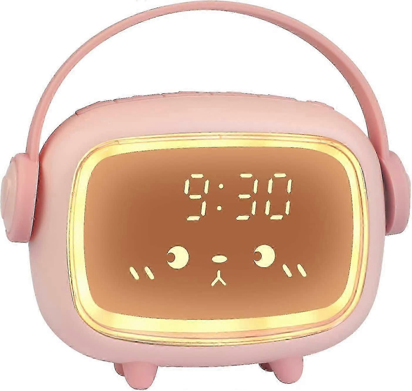 Children Sleep Training Alarm Clock, Sleep Trainer,pink