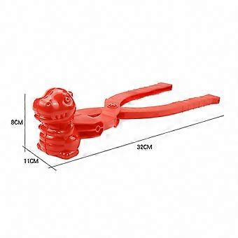 Winter Play Made Fun for Children: Dinosaur-Shaped Snowball Tool Toy