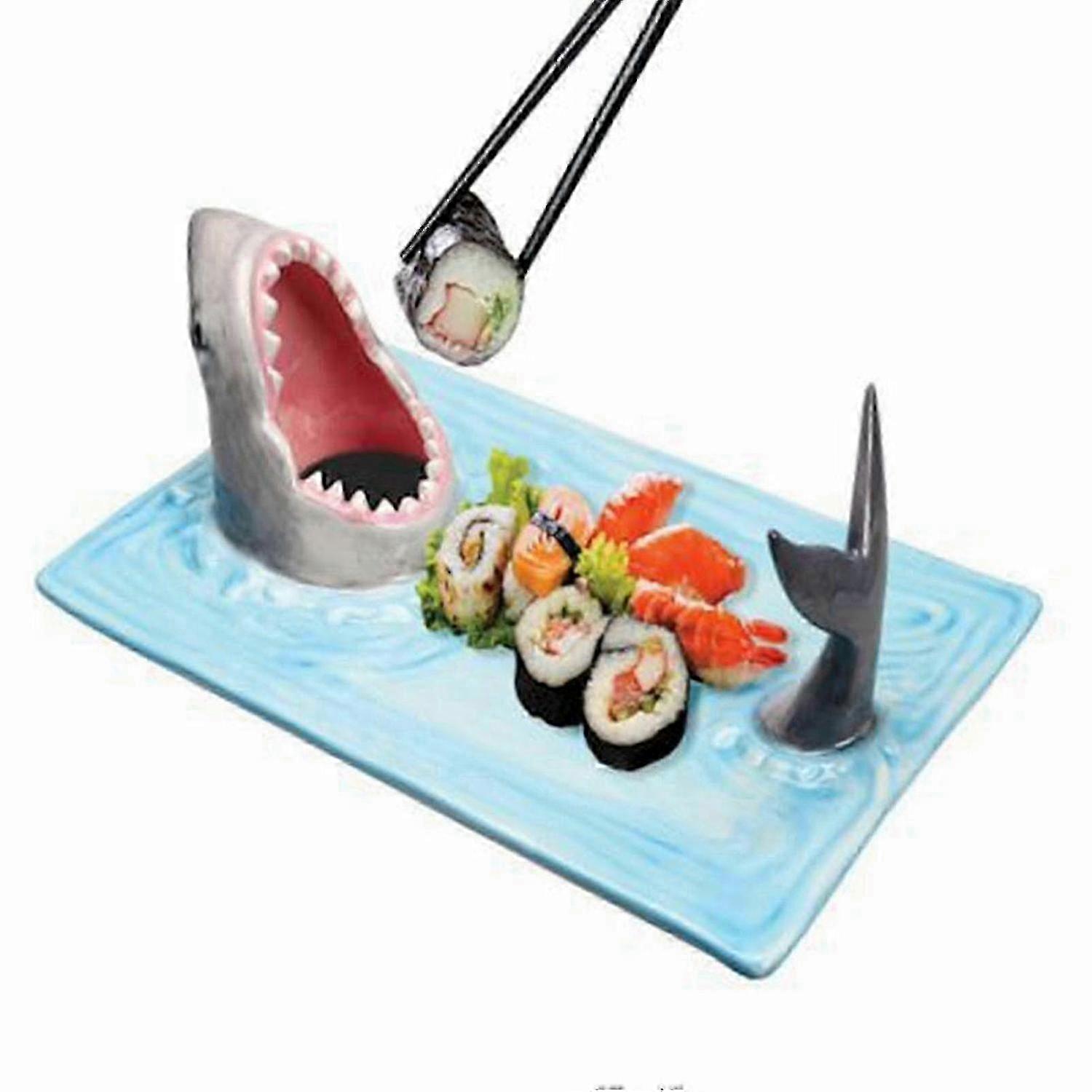 Hand-Painted Ceramic Sushi Boat Plate