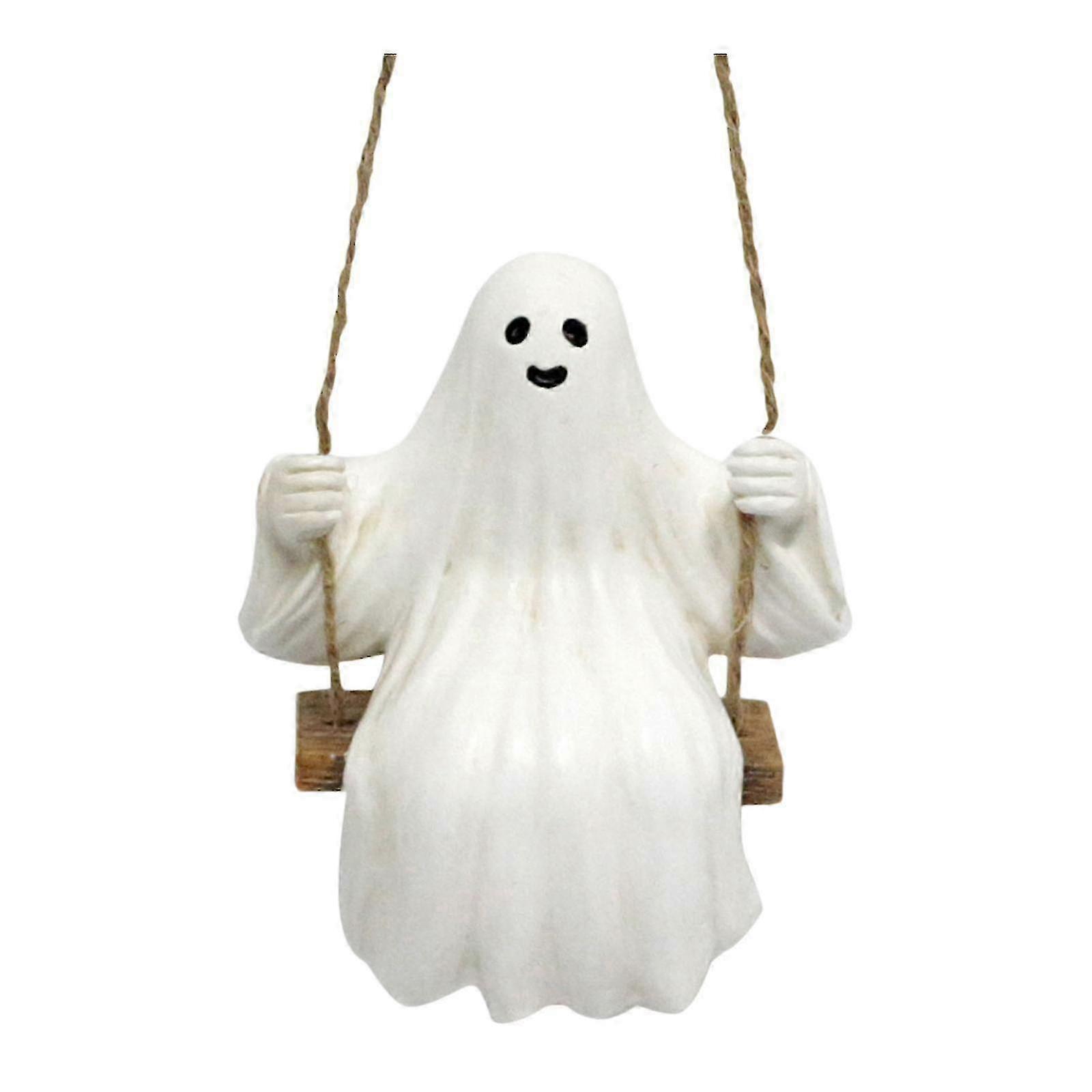 Swinging Ghost Pendant Resin Decor