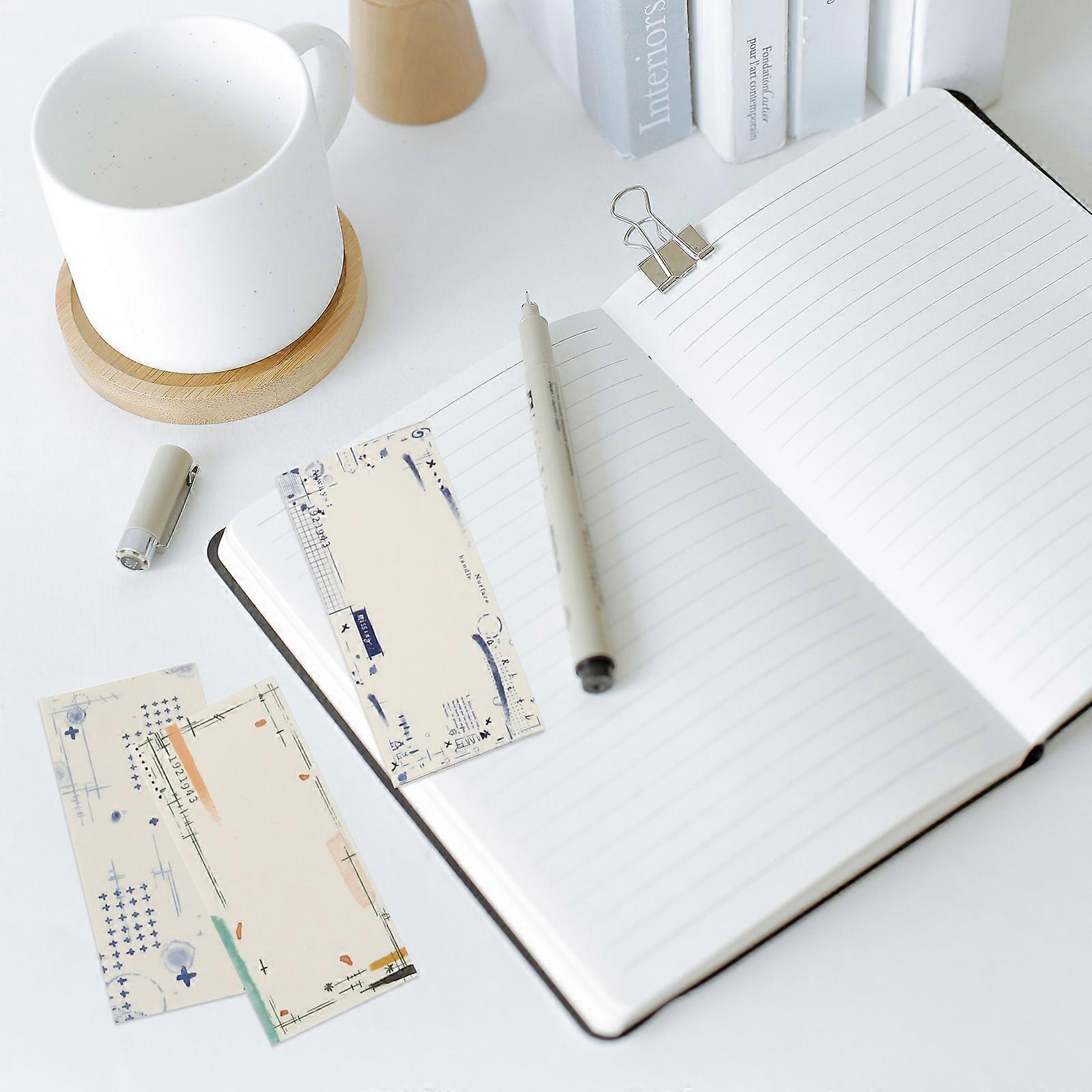 Mini Sticker Notes for Recording Use 3 Boxes with 600Pcs Assorted Color Memo Pads