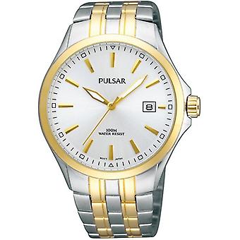 Pulsar sports Quartz Analog Man Watch with PS9084X1 Stainless Steel Bracelet