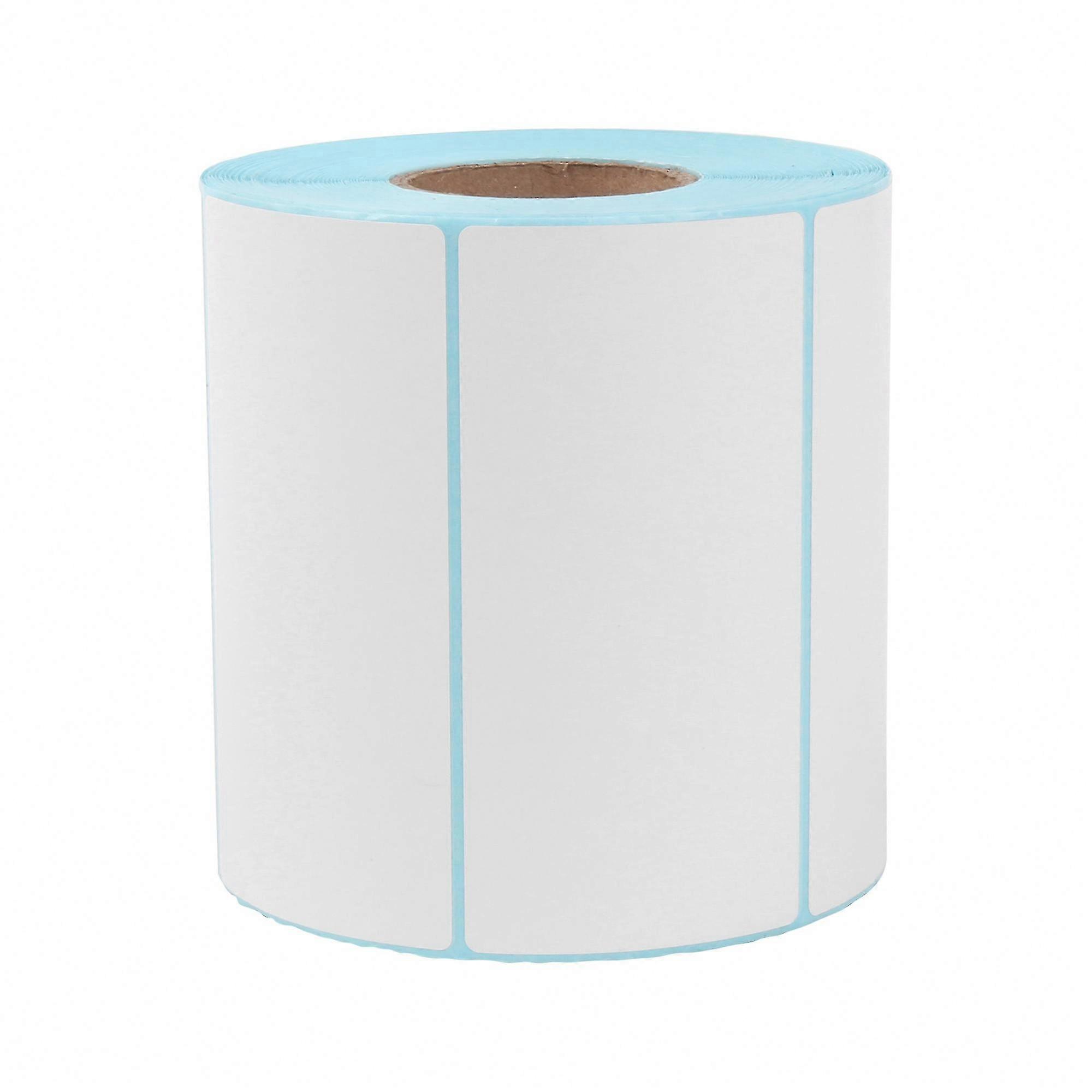 1000 Pcs Per Roll Direct Thermal Labels, 3.94" x 1.97" White Rectangular