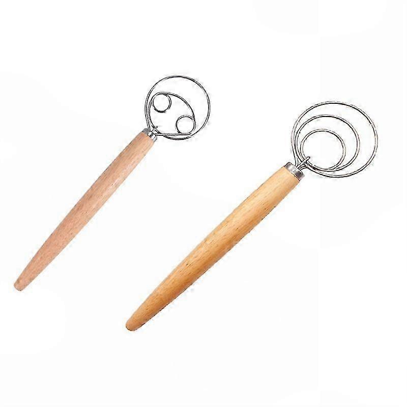 Lightweight Dutch Dough Whisk Set