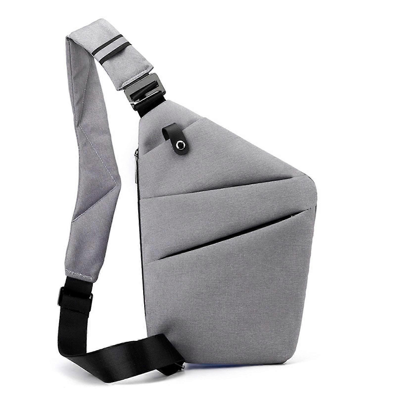Slim Nylon Sling Bag Unisex Adjustable Strap