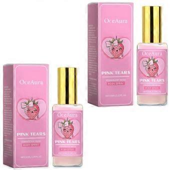Pink Tears Strawberry Musk Body Mist, Zoete verfrissende Strawberry Body Milk Mist Spray, langdurige geur