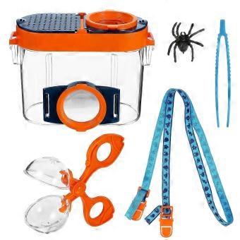 Magnifying Insect Box For Kids Nature Learning Assorted Color Rectangular Design 1 Set-bj