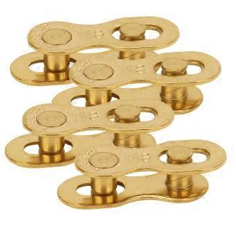 4Pair Steel Bike Bicycle 11Speed Chain Missing Link Connector Parts Cycling Accessorygolden