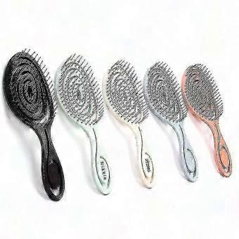 R10 5pcs Organic Hair Brush with Straw, Climate Neutral, No Tugging, Detangling Brush TAO