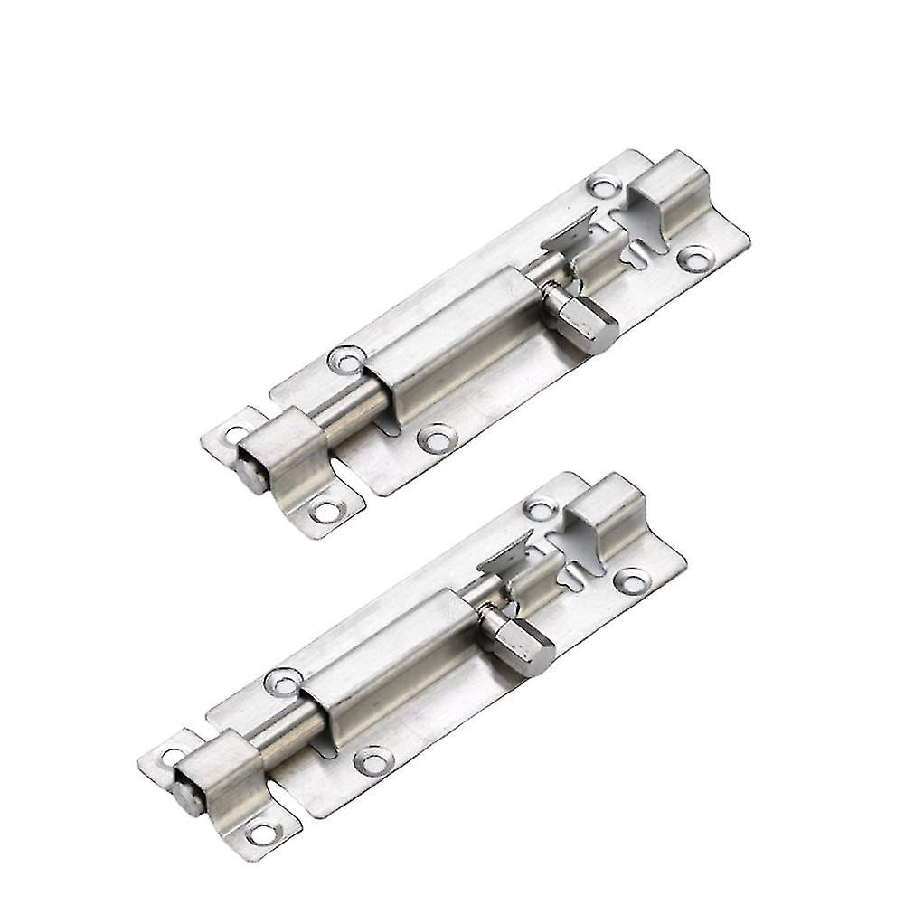 2 Pack Stainless Steel Barrel Bolt Security Lock
