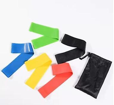 Resistance Bands, Men's And Women's Exercise Bands, 5 Sets Of Elastic Bands For Long Boots (coloured).