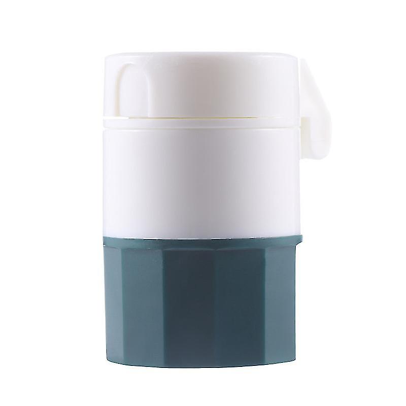 Size 1 Green Pillboxes 2pcs Pill Splitter Box Convenient Splitter Holder Divider For Home Travel Gre