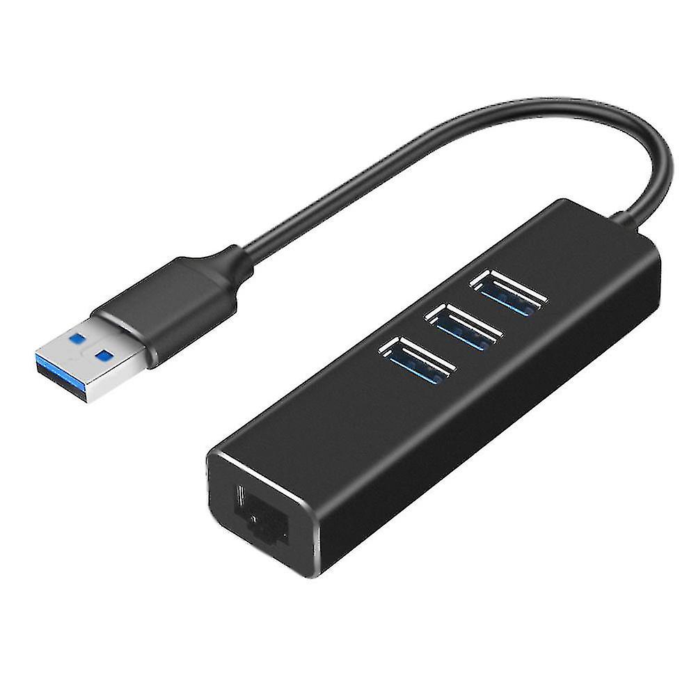 Usb 3.0 Splitter Usb To Ethernet Adapter With 3 Usb Ports And Rj45 Gigabit Network Lan Port Usb Type C Hub To Ethernet