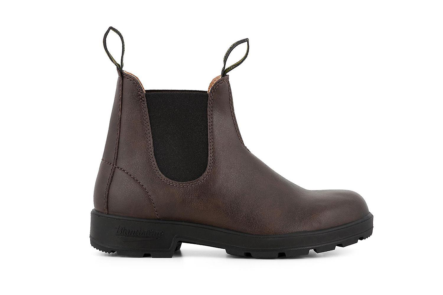 Blundstone 2116 棕色素食皮革男女同款切尔西靴踝靴澳大利亚尺码