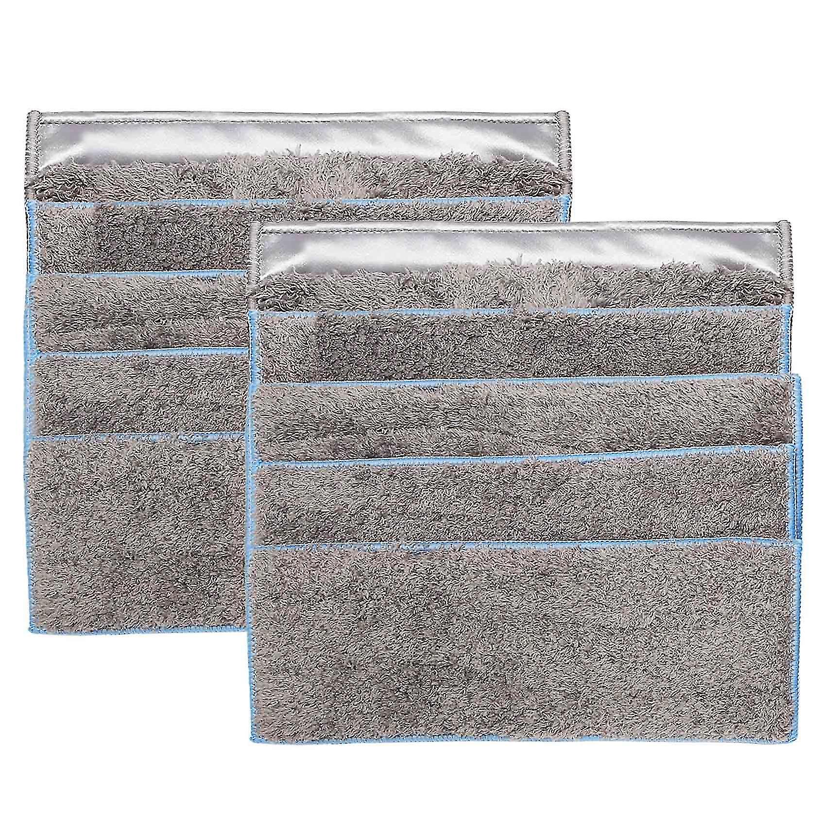 10-pack Washable & Reusable Mop Pads, Mopping Pads Replacement For M6 (6110) Robot Mop