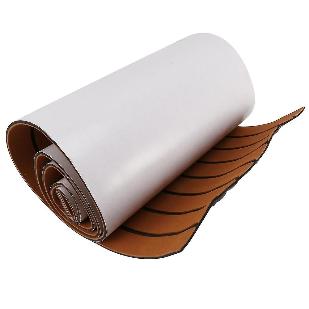 Αφρός Teak Καταστρώματα Αφρός Θαλάσσια Δάπεδα Faux Σκάφη Καταστρώματα Φύλλο Αξεσουάρ Θαλάσσιο Καφέ Μαύρο 450x2