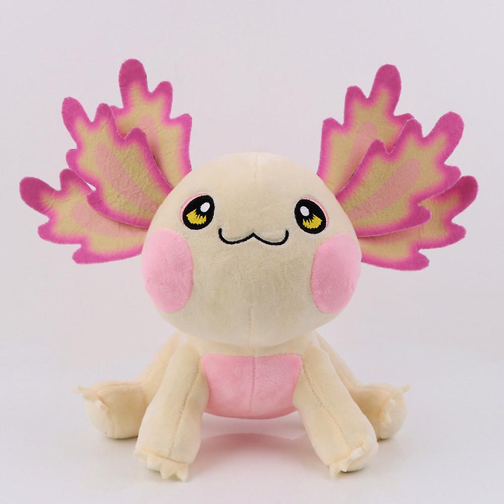 Axolotl Plush Kawaii Colorful Newt Plush Toy Stuffed Cute Axolotl Salamander Fuzzy Plush Fish Appeasing Long Pillow Kids Gift