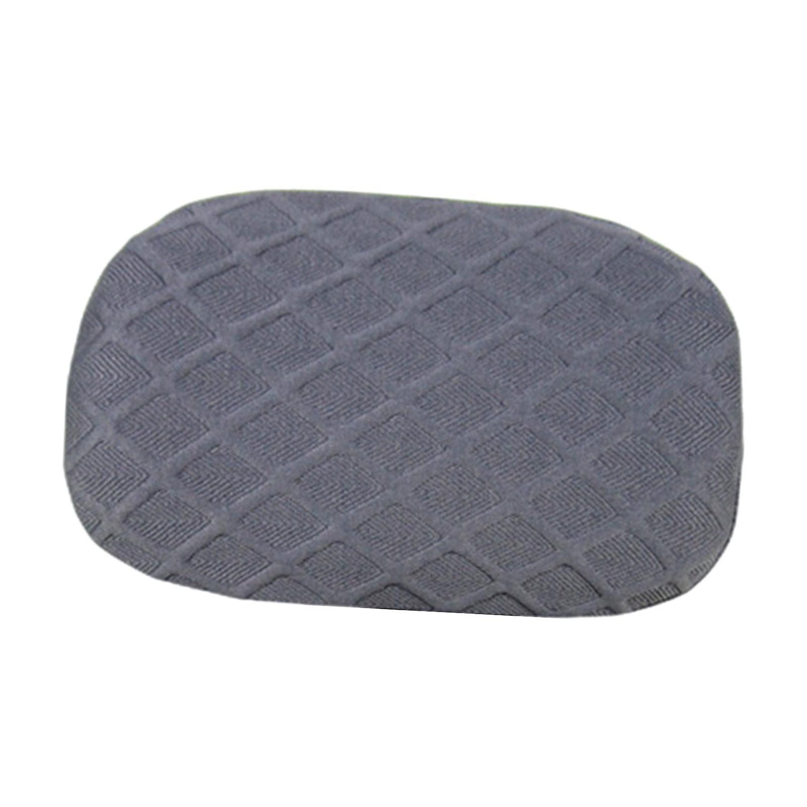 Polyester Office Chair Head Pillow Covers Stretch Fitted Removable Gray