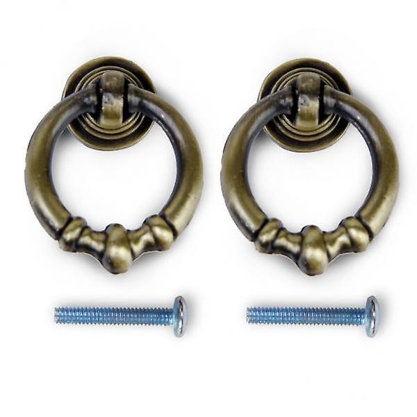 32x2x Vintage Cabinet Drawer Dresser Cupboard Pull Handle Knob