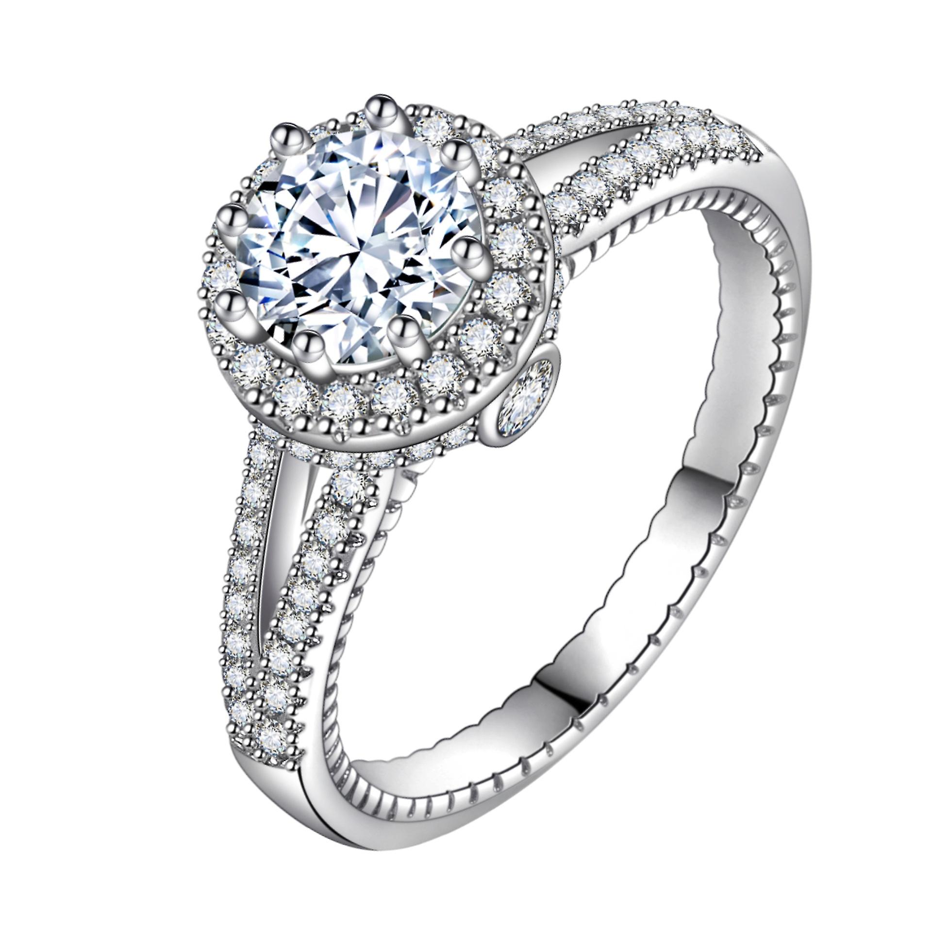 Women's Micro-set Zircon Ring