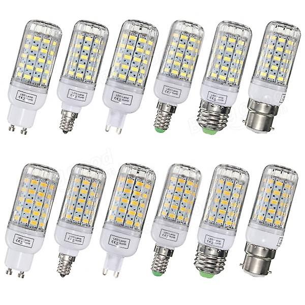 Dimmable 6w Led Bulb E27/e14/e12/b22/g9/gu10 220v White/warm White 60 Smd 5730 Corn Light Lamp
