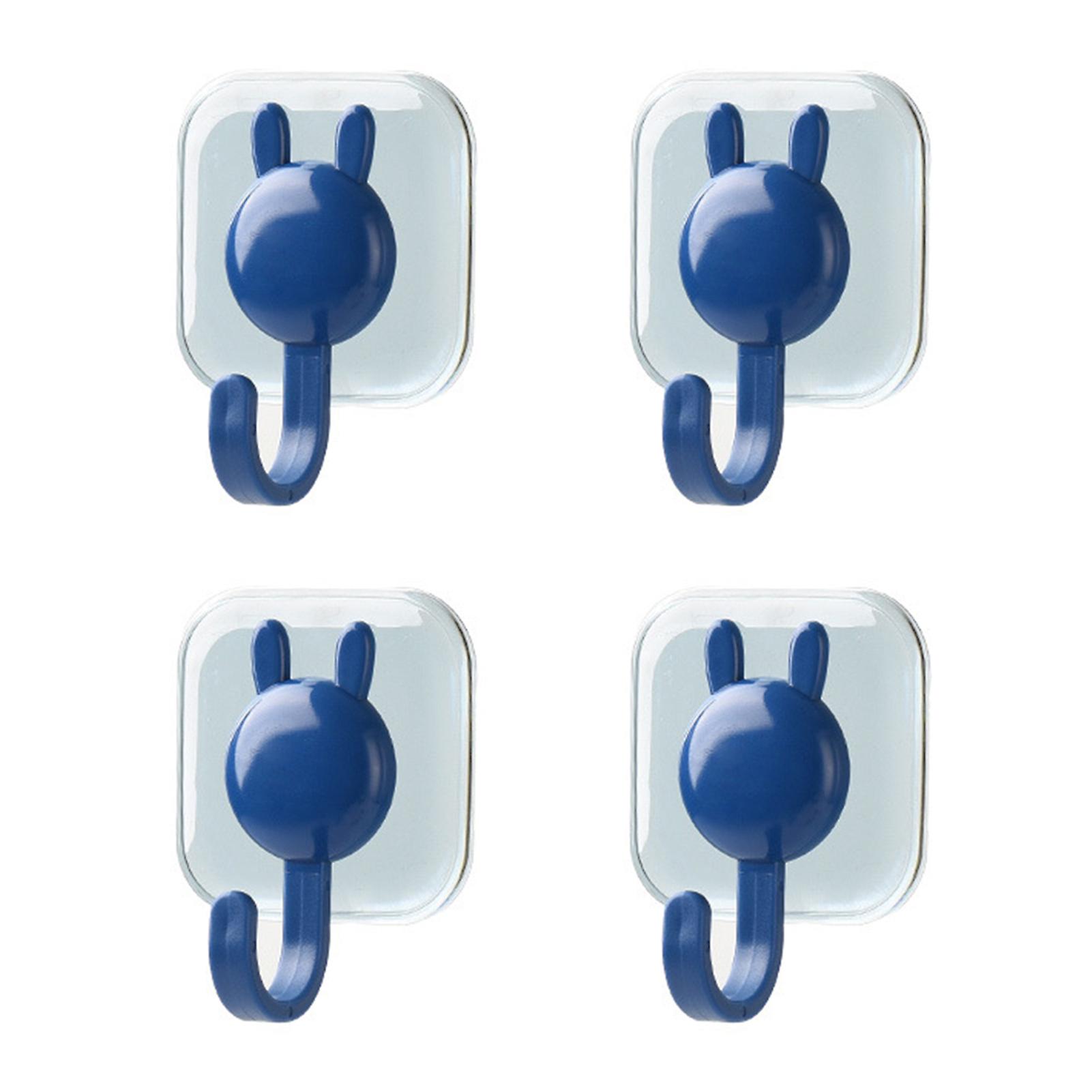 Wall Reusable Seamless Hooks Heavy Duty Self Adhesive Hooks For Front Door Kitchen Hallway