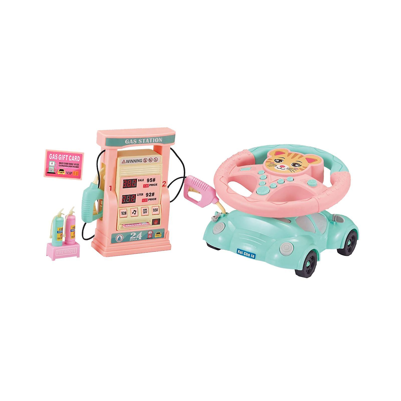 Steering Wheel Toy Pretend Play Hand Eye Coordination for Baby Toddler Cat