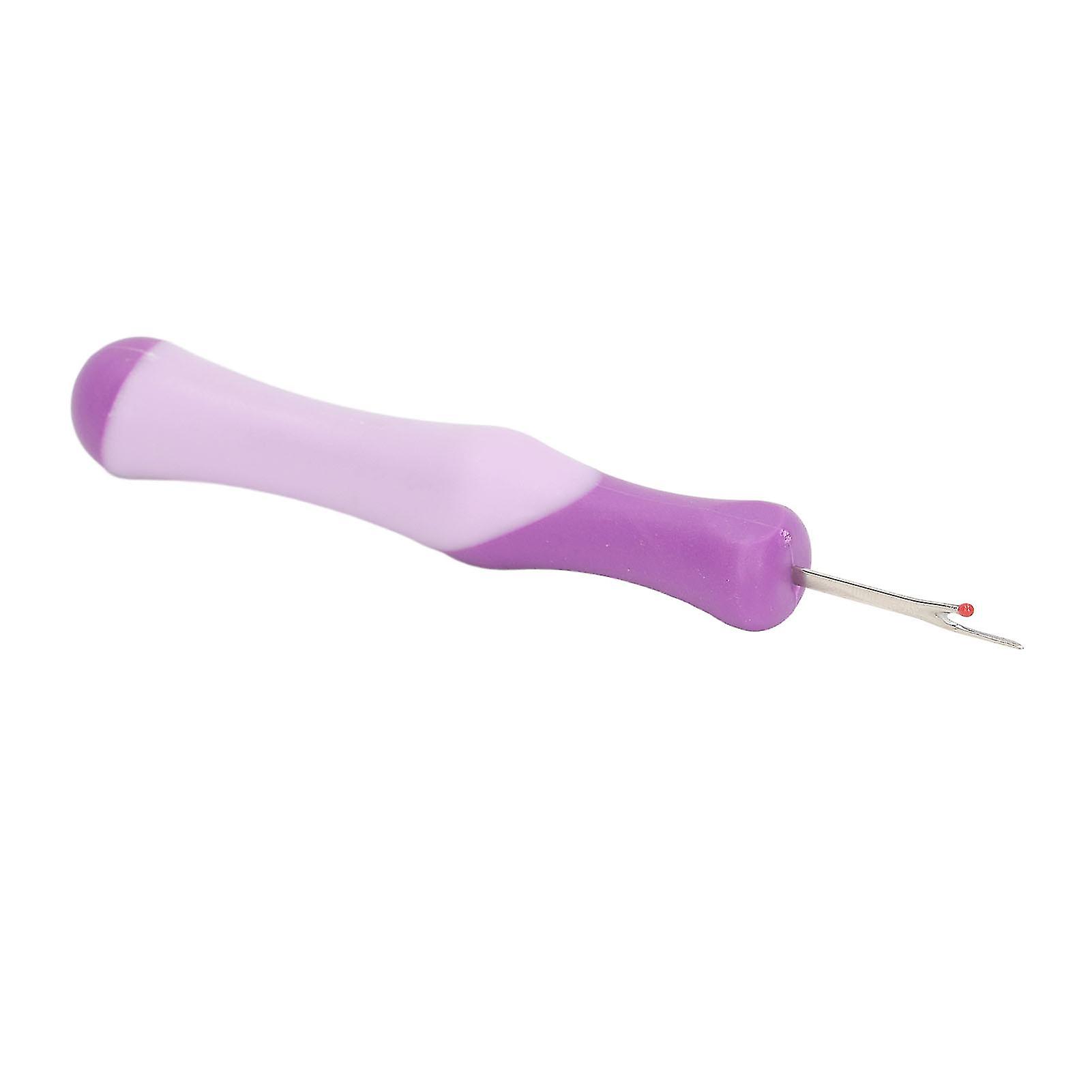 Thread Remover Purple Ergonomic Round Design 2.6x9.7cm Seam Tool