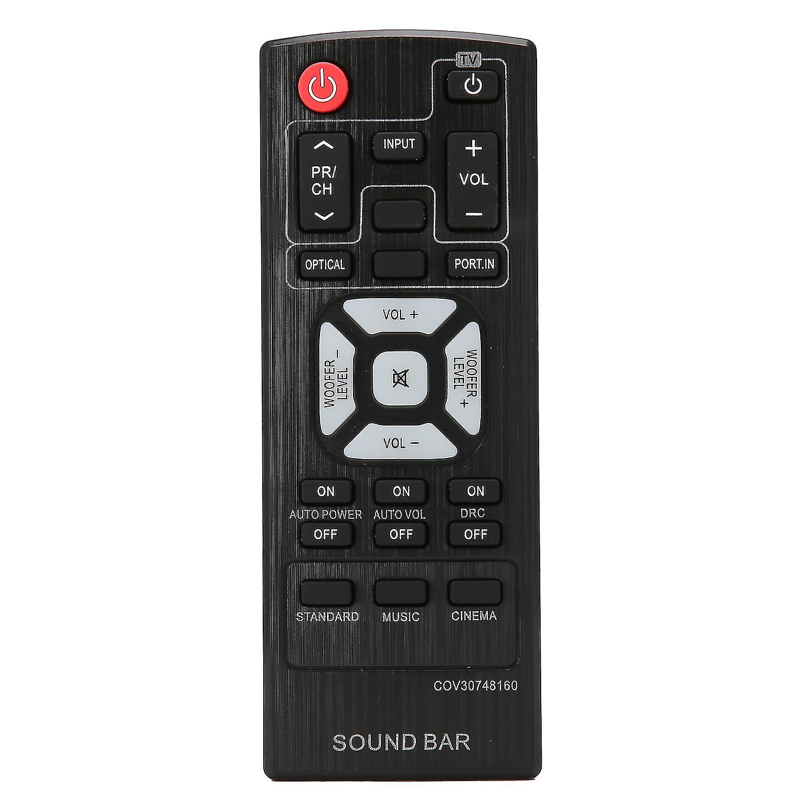 Universal Soundbar Remote for LG Bluetooth Systems - No Programming, Easy Setup