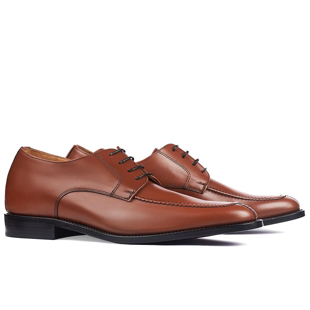 Masaltos elevator shoes for men 7cm. Bordeaux brown
