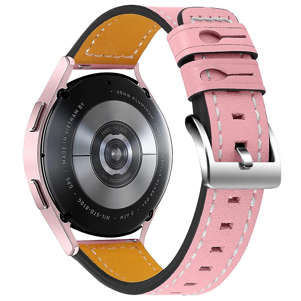 20mm Universal Watch Strap for Garmin Vivomove Luxe/Garminmove Luxe Cowhide Wrist Band Watchband