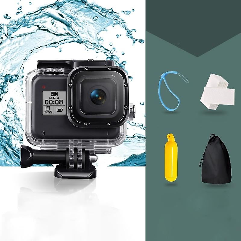 GoPro HERO8ブラック用45m防水ハウジングケース