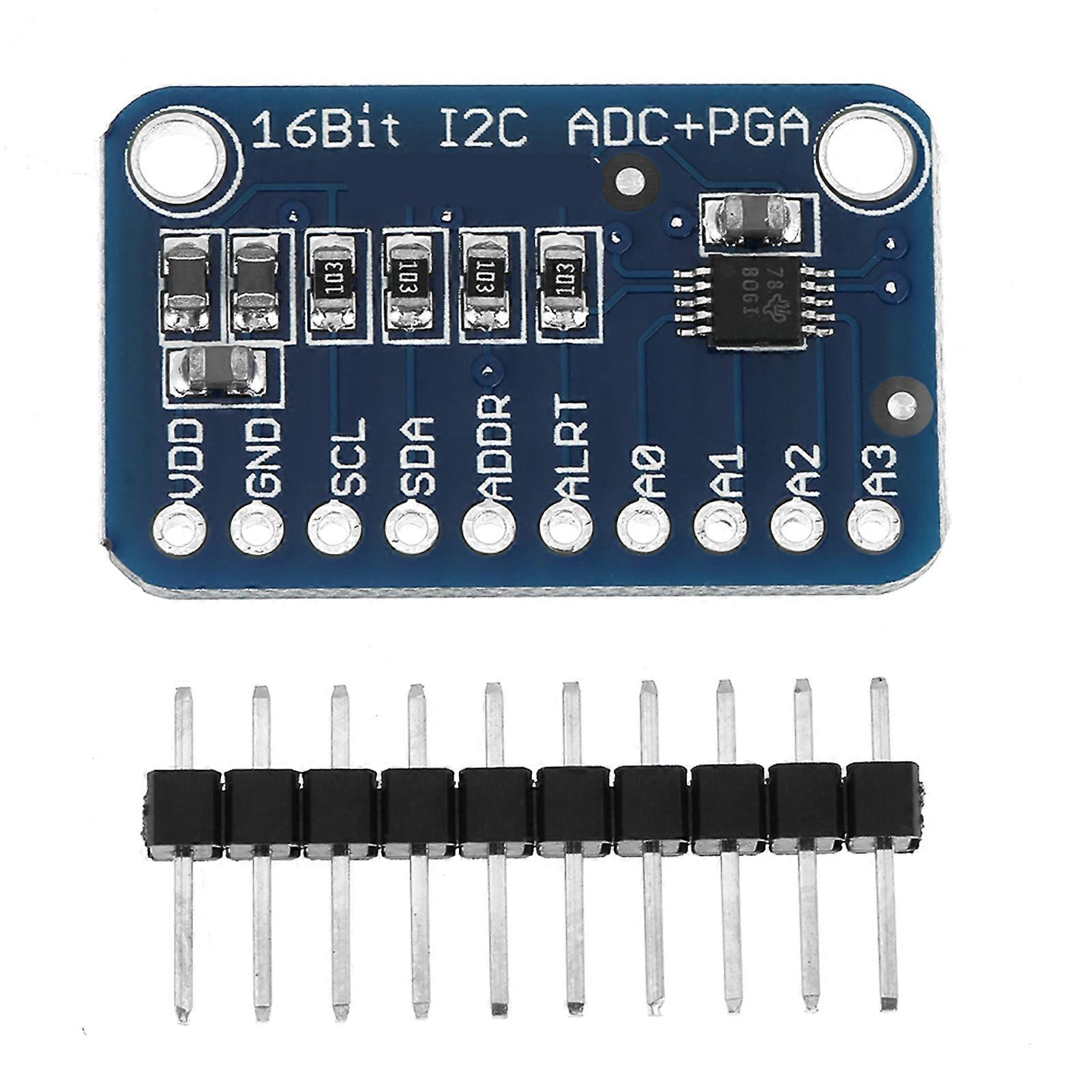 1pc 16?Bit I2C ADC Development Board Analog to Digital Converter Module