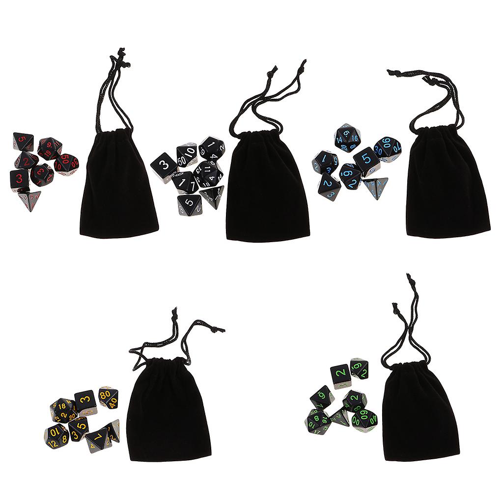35 Polyhedral Dice 16mm for Dungeons and Dragons DND RPG Board Games