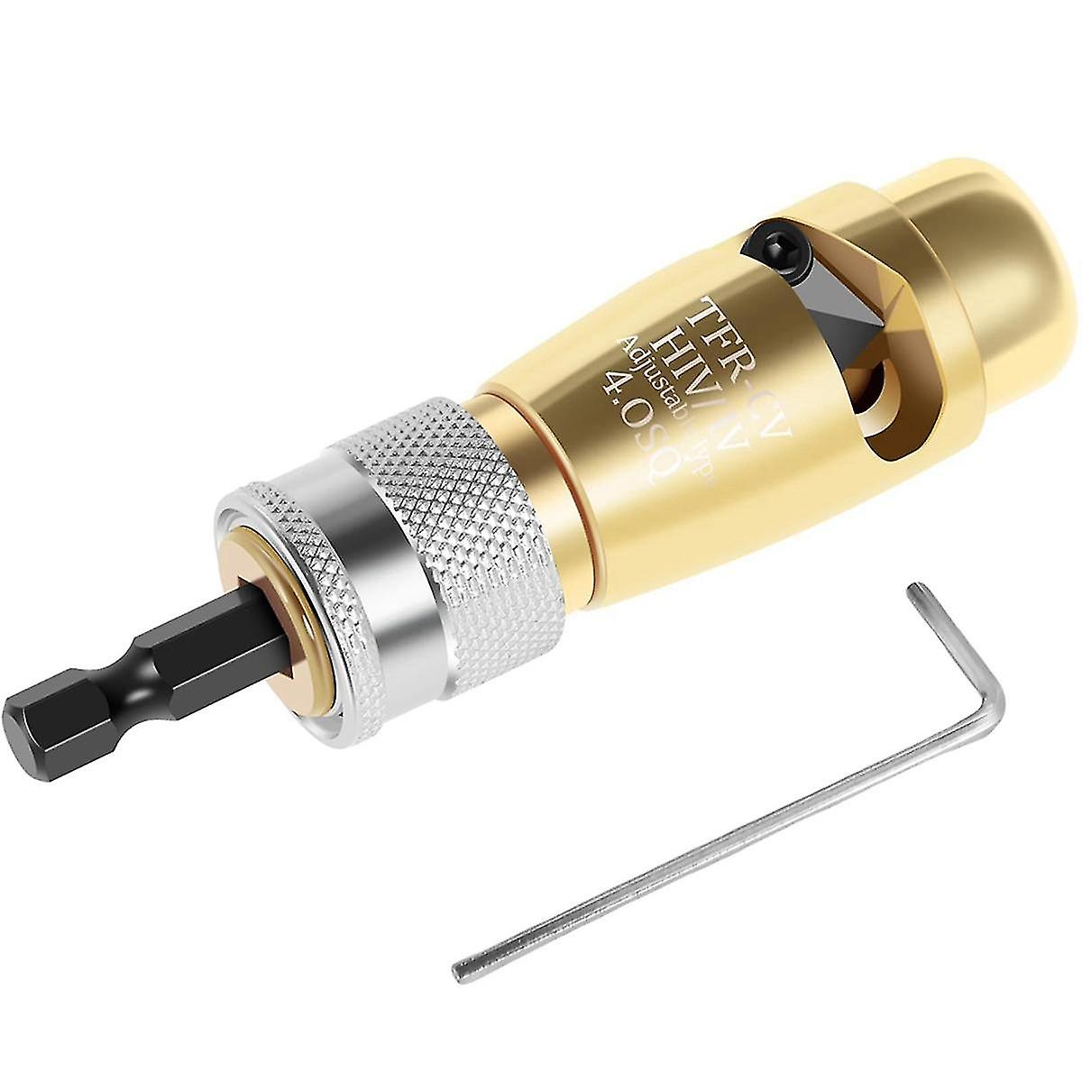 1pcs Wire Stripper, Cable Twisting Stripping Tool With Wrench, Wire Stripper Cutter Tool, (4)