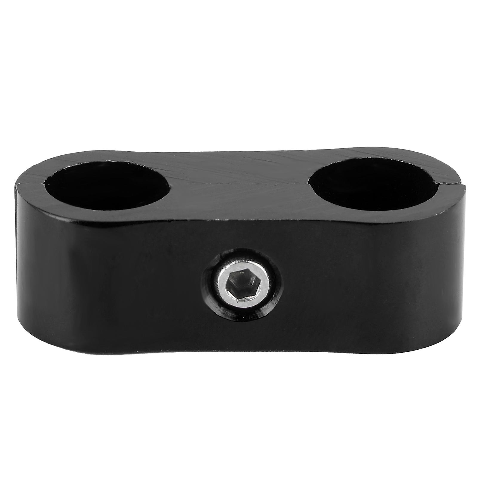 Collier de serrage pour séparateur de tuyau 4AN, adaptateur de connecteur de tuyau de mazout, raccord de tube en alliage d'aluminium, noir